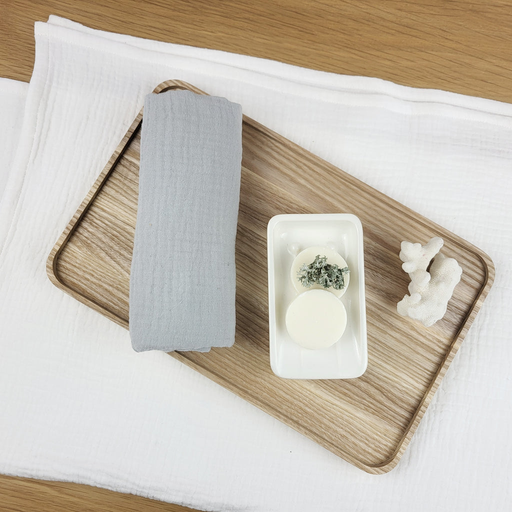 Handtuch aus Baumwolle | Weiches Musselin-Badetuch