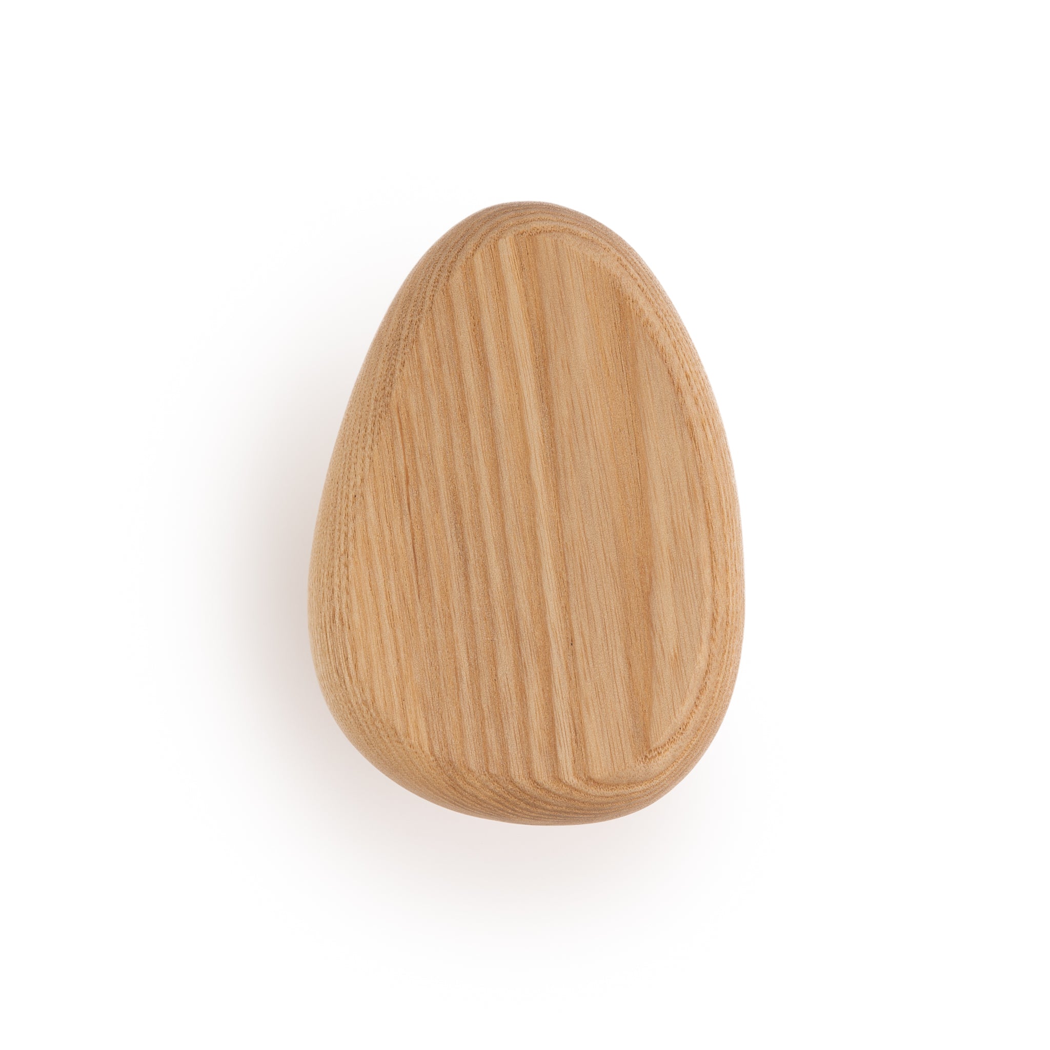 Holzfarbener Wandhaken DROP