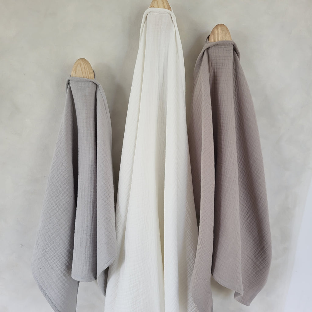 Handtuch aus Baumwolle | Weiches Musselin-Badetuch
