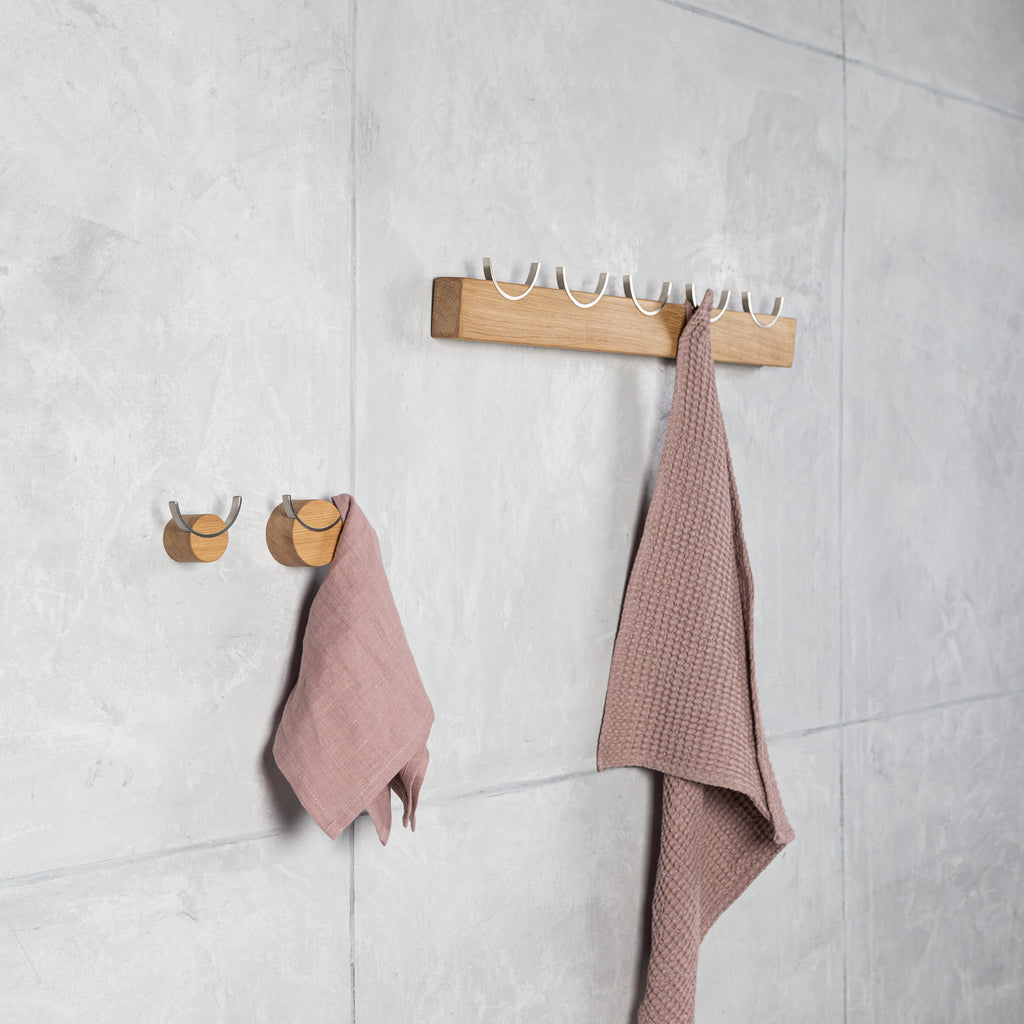 Wandhaken DEER | Eichenholz, Edelstahl