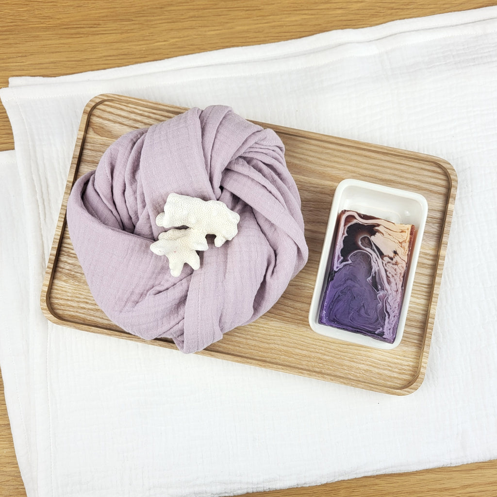 Handtuch aus Baumwolle | Weiches Musselin-Badetuch