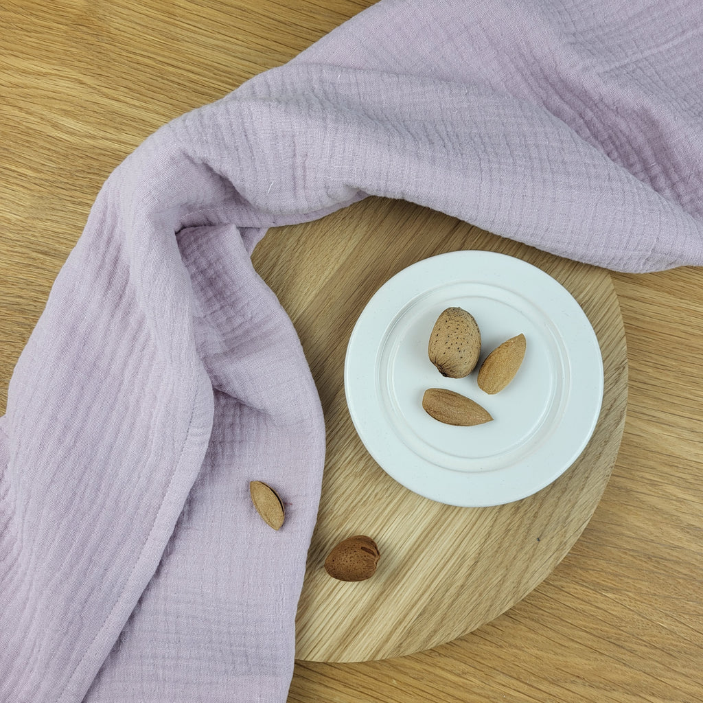 Geschirrtuch aus Baumwolle für die Küche in Weiß, Rosa, Beige oder Grau